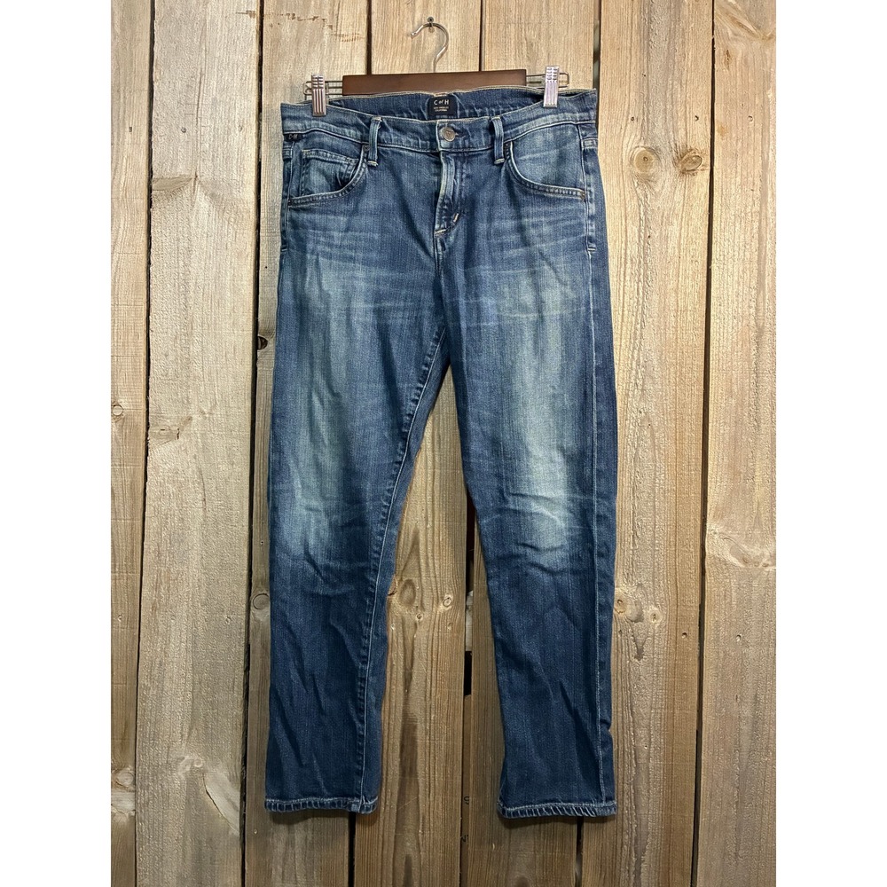 Citizens of Humanity Emerson Slim Boyfriend Jeans Blue Medium Wash 1545C-529